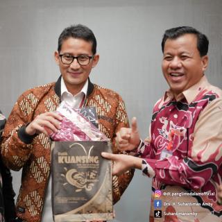 Suhardiman Amby Sebut Menparekraf Sandiaga Uno Bakal Buka Pacu Jalur 2022