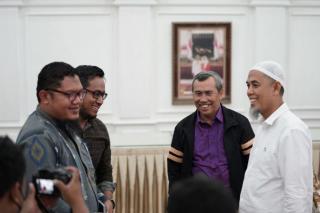 Bahas Perbaikan Jembatan di Kota Dumai, Paisal Temui Gubri