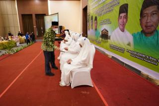 Gubri Hadiri Halal Bihalal dan Lepas Calon Jamaah Haji Asal Rohil