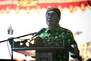 Hadiri Pagelaran Wayang Kulit dan Bazar Kuliner, Ini Pesan Gubri