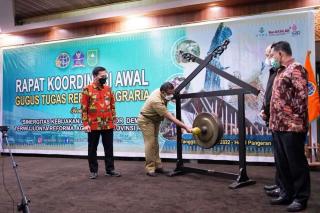 Wagubri Edy Nasution Buka Rakorwal Gugus Tugas Reforma Agraria Provinsi Riau