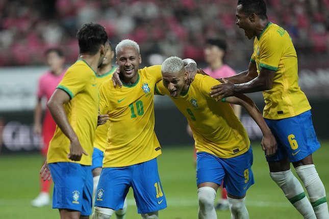 Korea Selatan Dibantai Brasil dengan Skor Telak 1-5