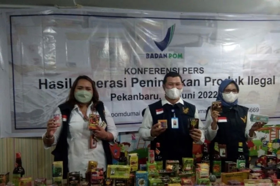 BBPOM Pekanbaru Temukan 74.968 Obat Tradisional Ilegal