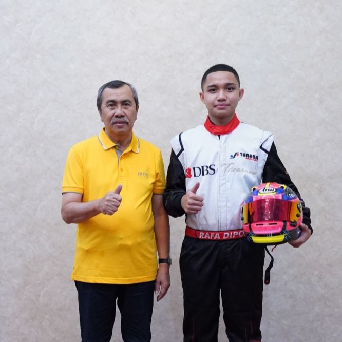 Ikuti Kejuaraan Dunia Gokart di Italia, Rafa Dypo Minta Doa Restu Dari Gubri