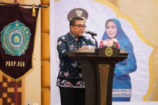 HKG TP PKK Ke-50 Provinsi Riau, Wagubri Ajak Tingkatkan Kesejahteraan Keluarga