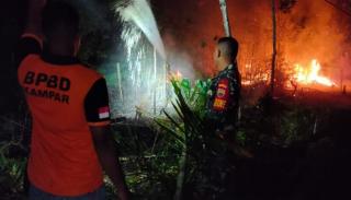 Sekitar 3 Hektar Kebun Sawit dan Karet Masyarakat di Salo Ludes Terbakar