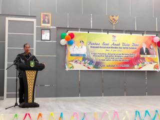 Himpaudi Mandau dan Bathin Solapan Gelar Pentas Seni Anak Usia Dini