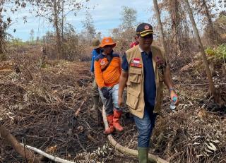 Tim Satgas Berhasil Padamkan Karhutla di Pelintung Dumai