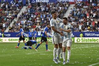 Messi Cetak 5 Gol, Argentina Menang Telak atas Estonia