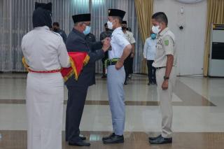 Wagubri Lantik Pendidikan Paskibra Riau Angkatan XXXII 2022
