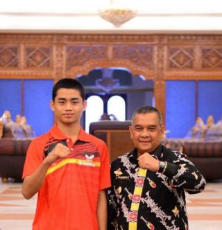 Alghifari Wakili Indonesia di Thailand pada Kejuaraan Tenis Meja, Wagubri Beri Dukungan