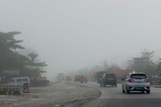 Pekanbaru Berkabut, BMKG: Udara di Permukaan Belum Bisa Naik