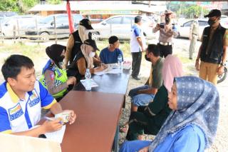 87 Kendaraan di Kuansing Terjaring Razia Pajak Bapenda Riau