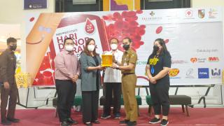 Pemko Apresiasi Kegiatan Donor Darah RS Eka Hospital Bersama PMI Pekanbaru
