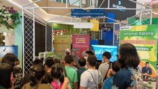 Hari ke 3 Pekanbaru Raya Fair dan Expo 2022, Stand Disketapang dikunjungi Siswa SD