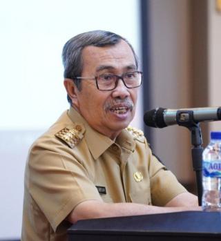Buka Rapat Pengelolaan LHKPN BUMD, Gubri: Wujudkan Penyelenggara Negara Bebas KKN