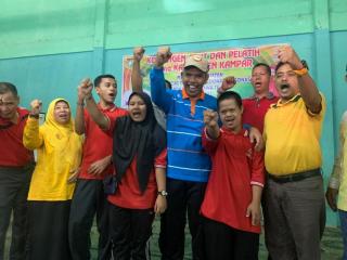Pj Bupati Kampar Lepas Atlet Pekan Special Olympic Indonesia ke 1 Tahun 2022