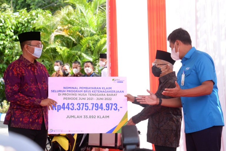 BPJS Ketenagakerjaan Telah Bayarkan Rp443 Miliar Manfaat Program Selama Setahun di NTB