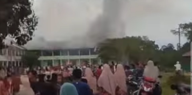 Pesantren Khalid Bin Walid di Rohul Terbakar Lagi