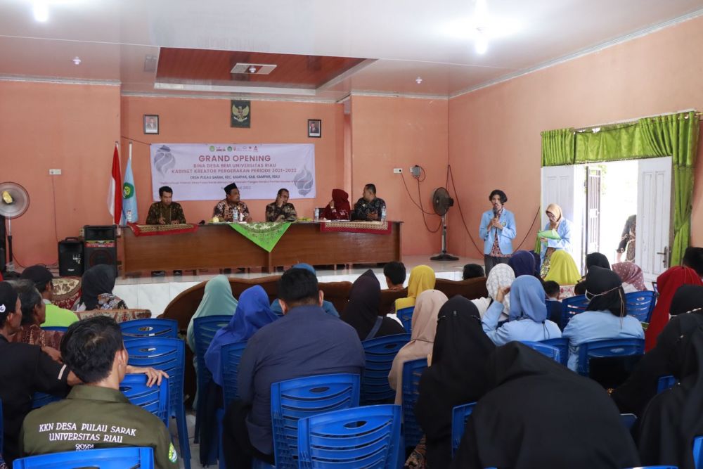 BEM UNRI Gelar Pemberdayaan Masyarakat Bina Desa