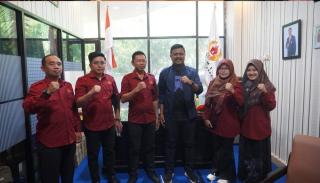 Belajar Pembinaan Atlet Berprestasi, KONI Sijunjung Studi Banding di KONI Pekanbaru