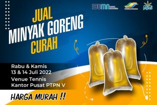 Catat Tanggalnya, 28 Ton Migor Curah Murah Kembali Disalurkan di Pekanbaru