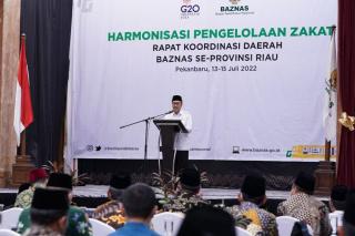 Baznas Riau Gelar Prajabatan 12 Kabupaten/Kota, Ini Pesan Gubri Syamsuar