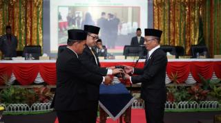 Fauzi Hasan Resmi Jabat Ketua DPRD Kepulauan Meranti Sisa Masa Jabatan Periode 2019-2024