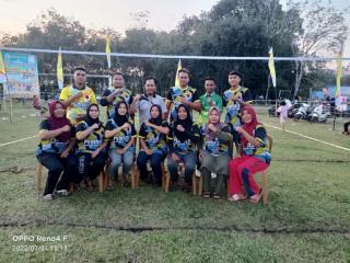 Meriahkan HUT ke-10 Tahun, Kampung Baru Timur Kuansing Gelar Turnamen Bola Voli