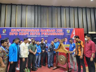 Asisten I Buka Musda XIII DPD KNPI Pekanbaru