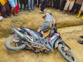 Jatuh Dari Motor, Guru di Rohil Meninggal Ditempat