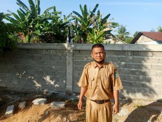 Disdikpora Rohul Ingatkan Kontraktor yang Bangun Pagar SMP Negeri 1 di Rambah