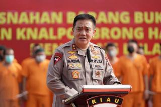 Polda Riau Tahan 9 Pelaku Karhutla