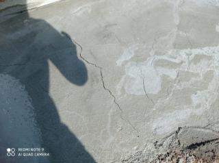 Asal Jadi, Tim PUPR Rohul Bongkar Proyek Bahu Jalan di Ujungbatu