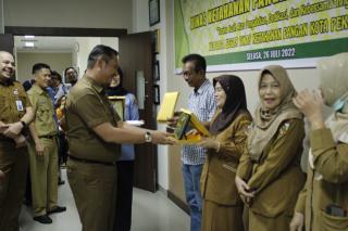 Kadis Akur Lepas Purna Tugas PNS Senior di Disketapang Pekanbaru Tahun 2022