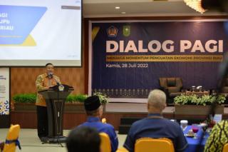Dialog Pagi Bersama Kanwil DJPb Riau, Sekdaprov Riau Sampaikan Perkembangan Ekonomi Riau
