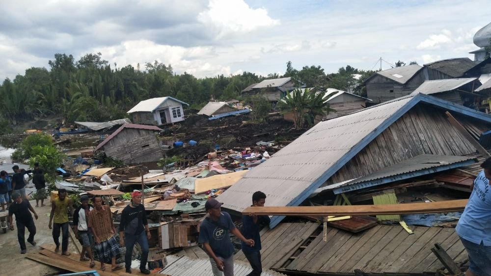 BPBD Riau Kirim Bantuan Logistik Korban Bencana Longsor Inhil