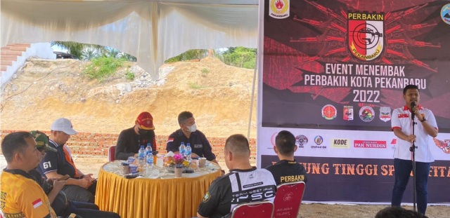 Event Menembak Perbakin Kota Pekanbaru 2022, M Yasir: Seleksi Atlet Menembak untuk Raih Prestasi dan Profesionalitas