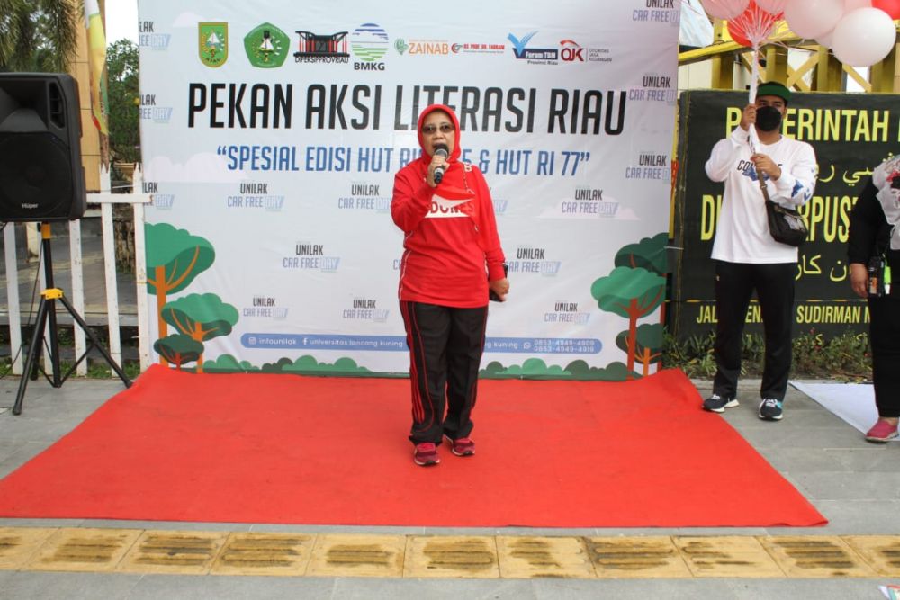 Sempena Hari Jadi ke 65 Riau, Dispersip Riau Gelar Literasi Bersama