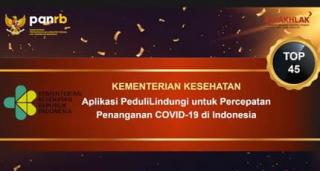 Aplikasi Pedulilindungi Raih Top Inovasi Pelayanan Publik Terpuji 2022