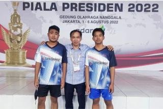Mantap! Dua Atlet Bulutangkis Inhil Masuk Delapan Besar Piala Presiden 2022