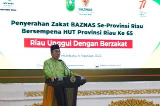 Sambut Hari Jadi Riau Ke-65, Baznas Riau Gelar Bakti Sosial