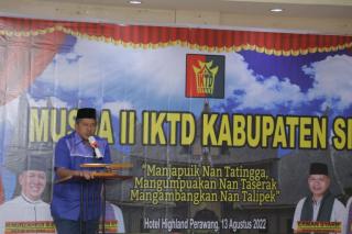 Buka Musda ke II IKTD Kabupaten Siak, Ini Harapan Bupati Alfedri