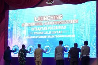 Ditlantas Polda Riau Resmikan Aplikasi "Si Talam Manis Presisi"