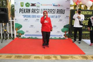 Sempena Hari Jadi ke 65 Riau, Dispersip Riau Gelar Literasi Bersama