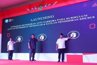 Gubri dan Kepala BNN RI Launching Integrasi Pendidikan Anti Narkoba