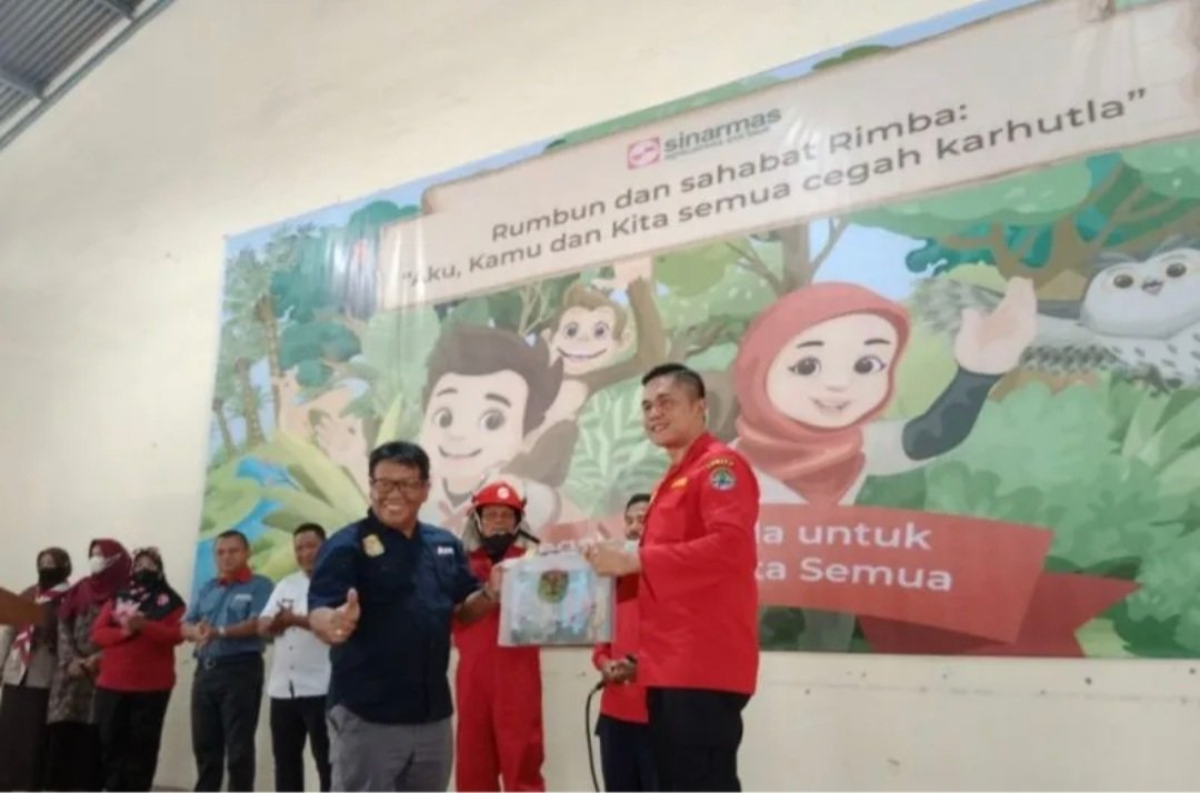 Manggala Agni Riau Apresiasi Peluncurkan Buku Cerita Karhutla