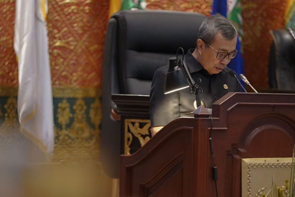 Paripurna DPRD Riau, Gubri Sampaikan Pandangan Kepala Daerah Terkait Raperda Penyelenggaraan Penyiaran