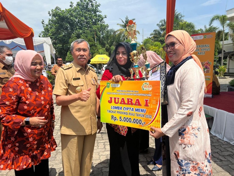 PKK Meranti Raih Juara I Cipta Menu B2SA Provinsi Riau