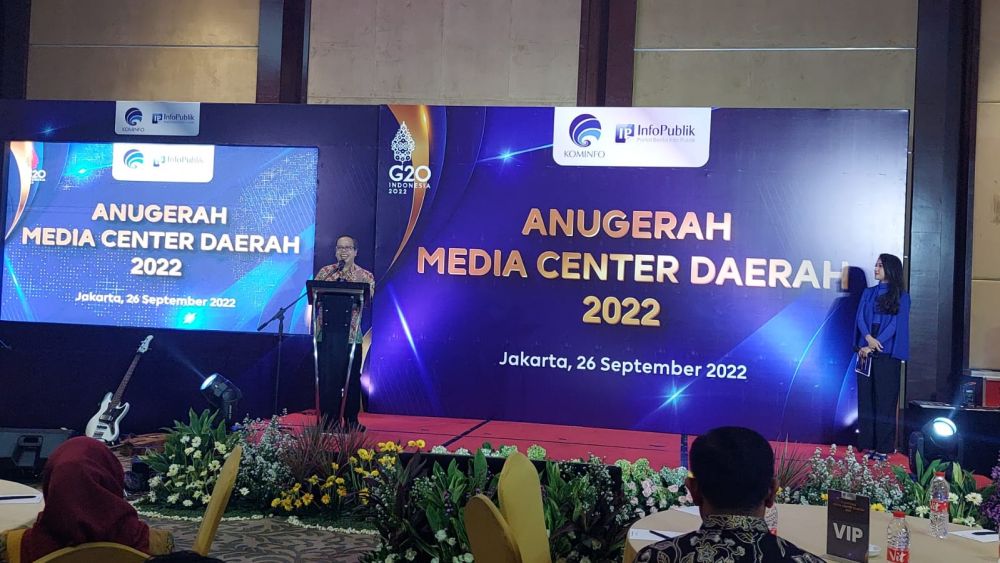 Apresiasi Penyebaran Informasi, Kemenkominfo Berikan Penghargaan Untuk Media Center Daerah